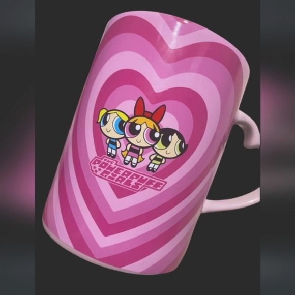 Skinnydip London Other - Powerpuff Girls Heart Mug Cartoon Pink Coffee Mug Cup Jumbo NWT